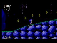 une photo d'Ã©cran de Sonic the Hedgehog 2 (Master System) sur Sega Master System